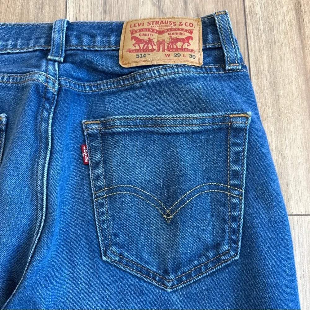 Levi's men’s Jeans 514 Straight Reg 29x30 Blue Denim Classic